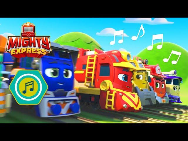 When the Trains Come Rolling in & More Kids Songs | Mighty Express Song Compilation | Nursery Rhymes