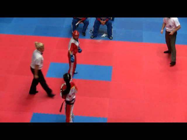 Kim Tamara Samonte v Ksenia Guralnik WAKO World Championships 2009