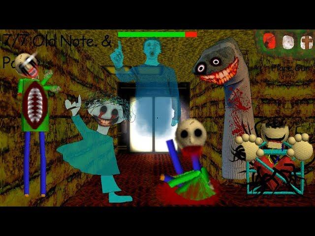 THIS IS SO SCARY!!! - Baldi's Basic The Old Laboratory Of Failure Exp (Baldi's Basics V1.4 Mod)