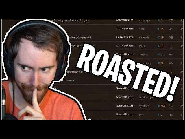 Asmongold ROASTS Haters On The WoW Forums