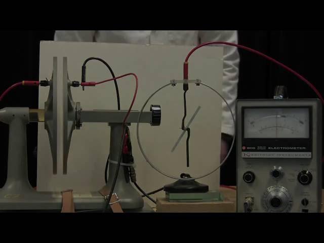 Конденсатор с диэлектриком, поляризация, MIT Physics Demo,  Adjustable Capacitor with Dielectric