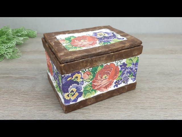 Original Cardboard and Paper Napkin Box