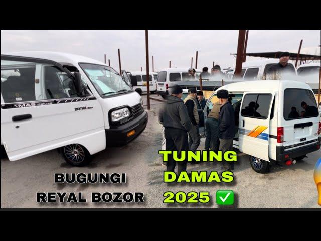 9 MART TUNING DAMAS BOZORNI PORTLATDI 2025 DAMAS NARXLARI FARGONA MASHINA BOZORI ДАМАС НАРХЛАРИ 2025