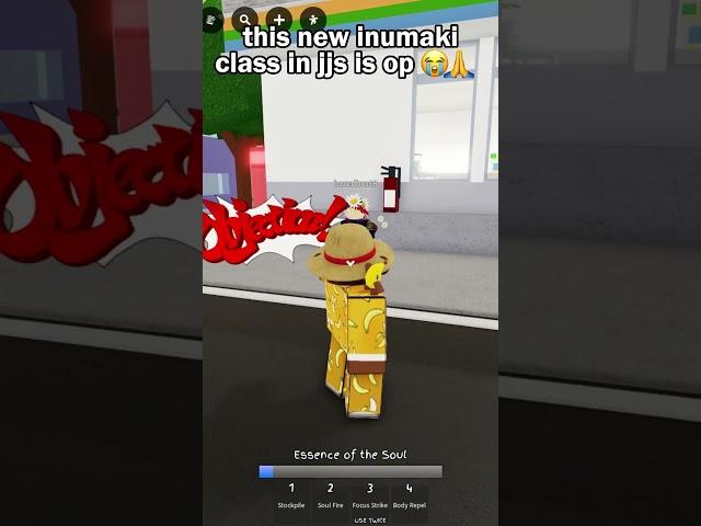 THEY ADDED INUMAKI TO JJS IN ROBLOX  #shorts #jujutsukaisen #jujutsushenanigans #inumaki