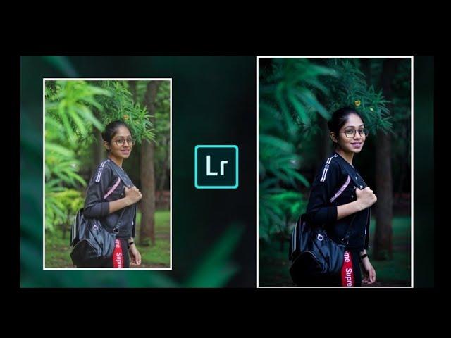 How to Edit MOODY GREEN |  Lightroom Mobile Tutorial