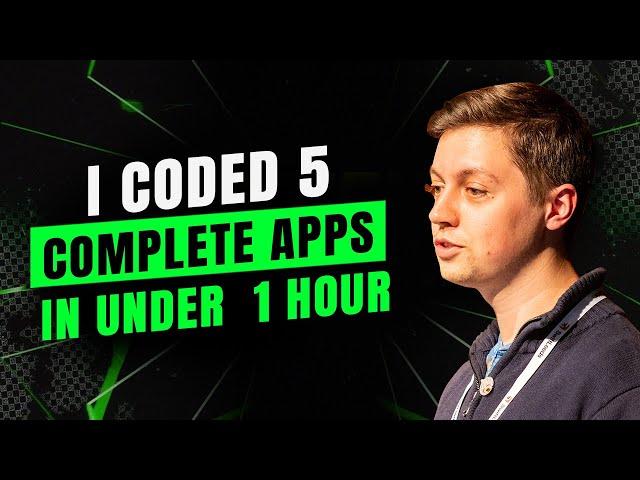 How I Made 5 Apps In 1 Hour | SwiftUI + CoreData Coding Challenge