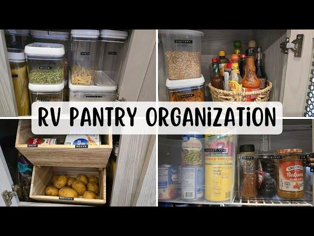 Rv Pantry Organization From Walmart! | Maximizing Small Rv Pantry Space