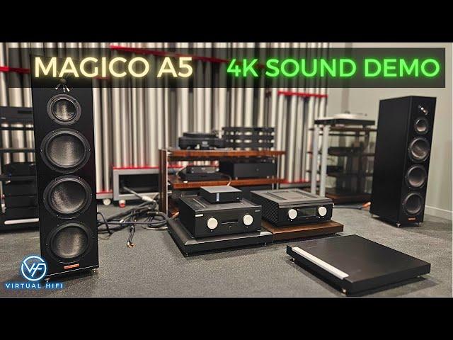 Superb Sound! The Magico A5, Musical Fidelity M8xi, And Metronome Dss - 4k Sound Demo