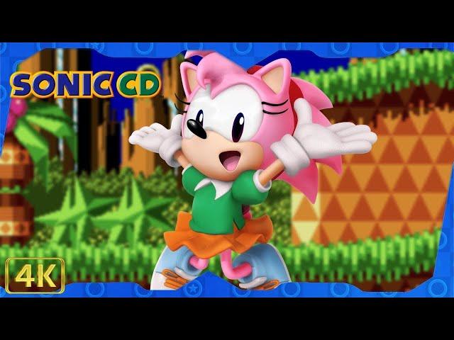 Sonic the Hedgehog CD: Restored ⁴ᴷ Full Playthrough (All Time Stones, Amy gameplay)