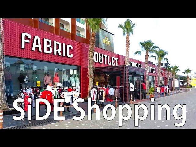 Shopping in Side (Kumköy) Türkei 2024. Dream Fabric Outlet Shopping Center #side #türkei #sideturkey