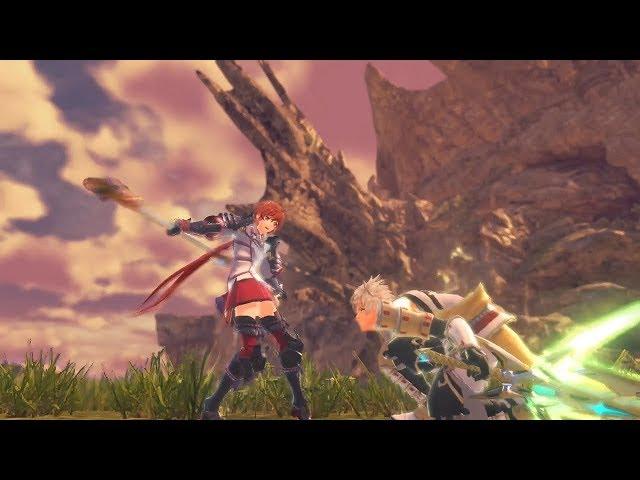 A Gathering in Torna . Cutscene . Addam vs Lora . Fight Scene. Xenoblade 2: Torna