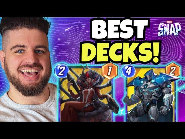 The BEST DECKS To CLIMB In MARVEL SNAP! | KMB Top Infinite Decks 12/29/24 December Marvel Rivals SZN