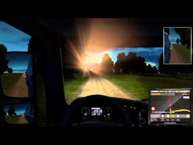 Euro Truck Simulator 2 - по бездорожью с музыкой!!! ч.2