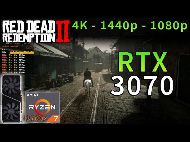 Red Dead Redemption 2 | RTX 3070 | Ryzen 7 3700x | 4K - 1440p -1080p | Ultra Settings