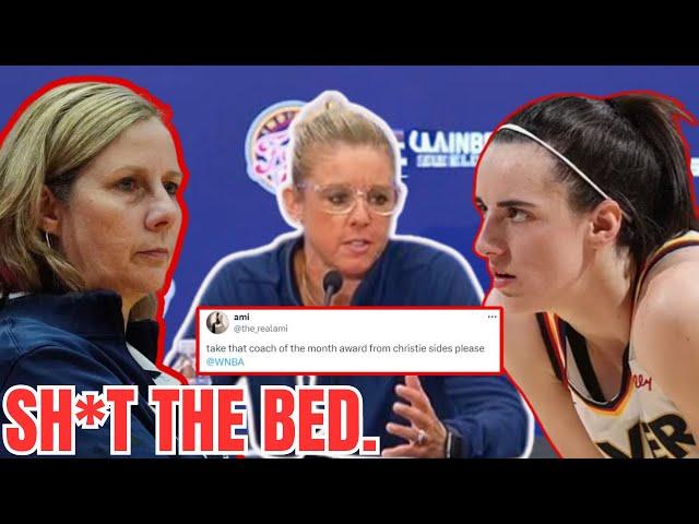 Christie Sides S**TS THE BED! Caitlin Clark Drops Near TRIPLE DOUBLE & Fever LOSES to HATED Lynx!