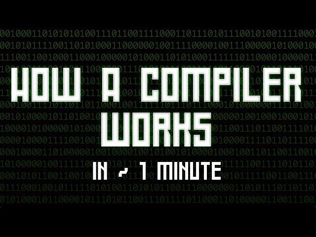 How a Compiler Works in ~1 minute