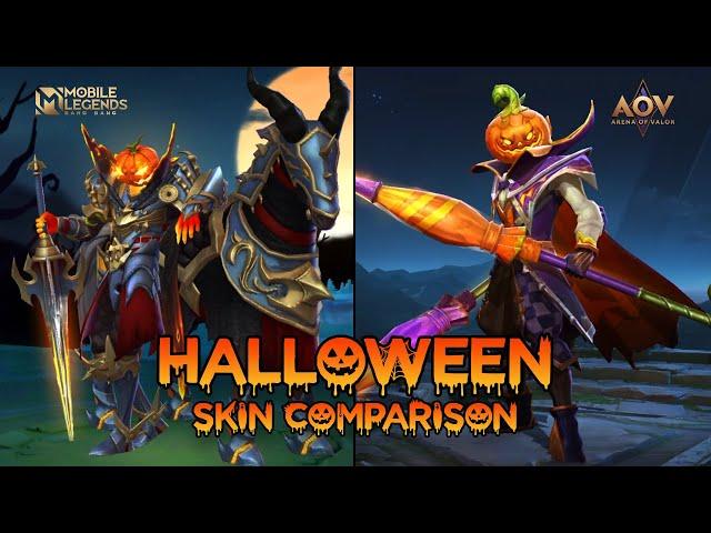 MLBB VS AOV - HALLOWEEN SKIN COMPARISON