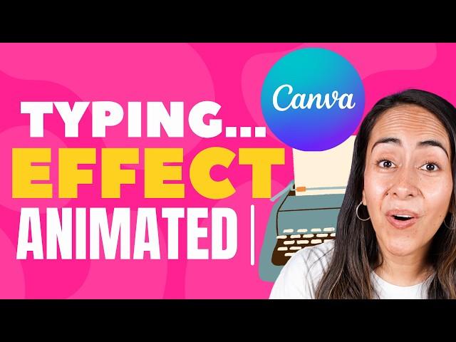 How to Create a Typewriter Text Animation in Canva | FREE & Easy!