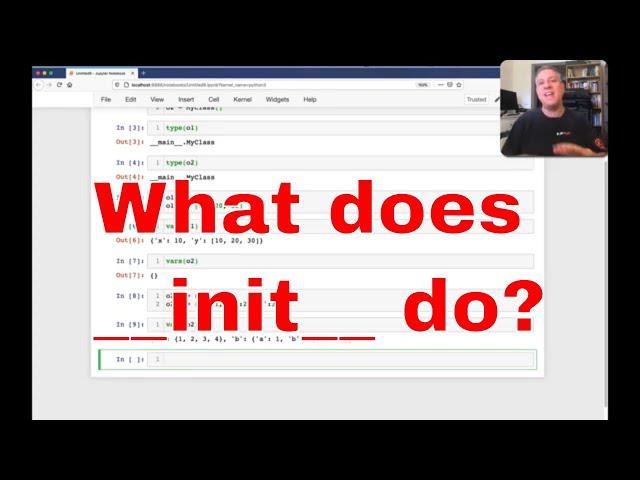 What does Python's __init__ method do?