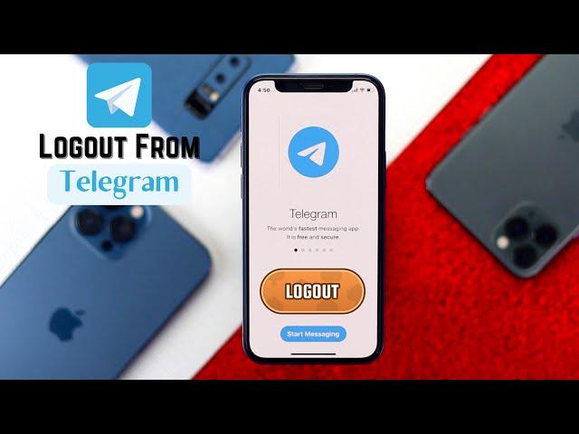 How to Log Out Telegram Messenger from iPhone!