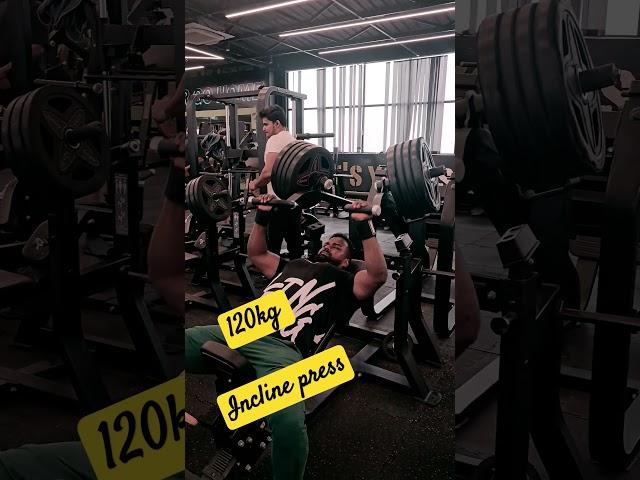 trending music #Incline press #chest workout #chestday #ironbeast #trending #viralvideo #fitness 