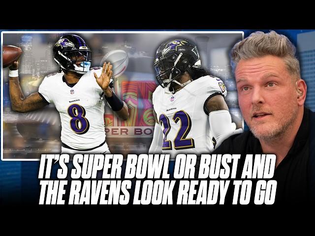 The Ravens Are Unbelievable, Look Like They Are Built For Playoff Football | Pat McAfee Show