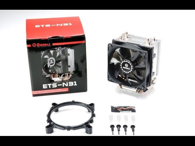 ENERMAX Intros ETS-N31, Compact CPU Cooler With a 92mm Fan