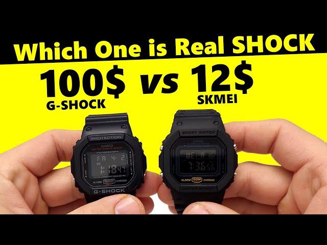 Casio G-Shock Can't Beat it = True Shock is Price SKMEI 1628