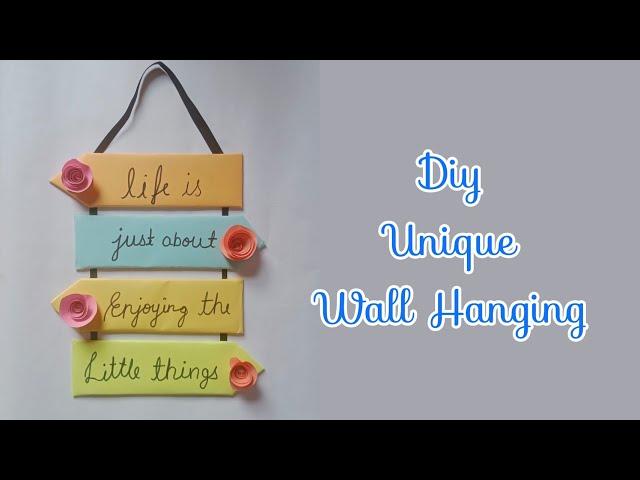 Diy Unique And Different Wall Hanging #shorts #craft #shivamart