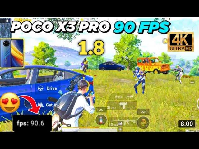 POCO X3 PRO SMOOTH + 90 FPSI POCO X3 PRO 90 FPS PUBG TEST WITH FPS METER | Pubg Mobile