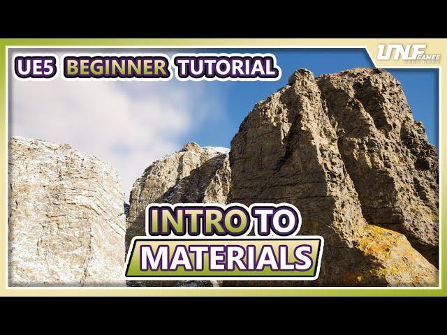 Unreal Engine 5 Beginner Materials Tutorial - A Complete Guide in UE5