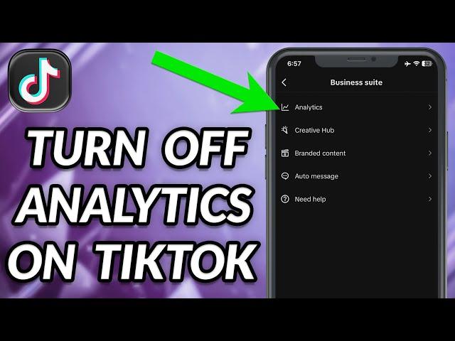 How To Turn Off Analytics On TikTok