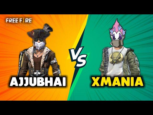 Ajjubhai94 vs XMania Best Clash Battle Who will Win - Garena Free Fire