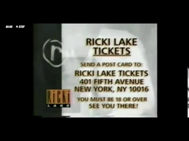 The Ricki Lake Show Ricki Lake tickets promo