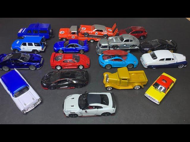 Cars with moving parts [Matchbox, Majorette, Tomica, Greenlight]