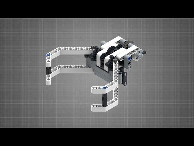 Манипулятор с двумя степенями свободы. Инструкция по сборке. LEGO EV3.