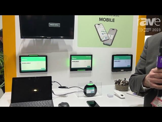 ISE 2023: Fischer & Kerrn Explains Room Booking Software Hybrid Working Solution at Qbic Stand