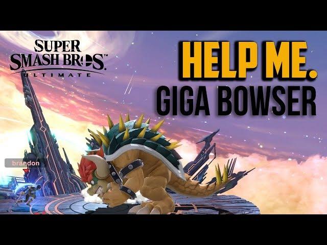 Super Smash Bros Ultimate - How to Beat Giga Bowser on Hard (World of Light)