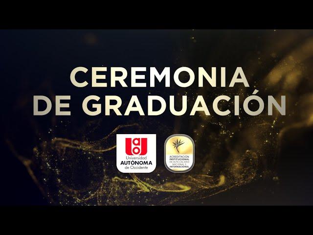 CEREMONIA DE GRADUACIÓN 14 DE OCTUBRE DE 2023 - 6:00 pm