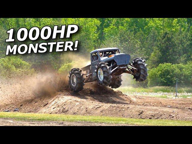 Sous SENDS a 1000HP mega truck! Mayhem Garage M7 BEAST!