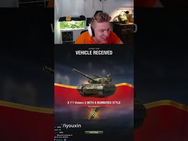 Is he getting the number 1 Vickers?