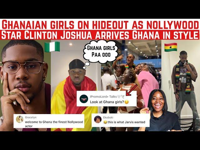 NOLLYWOOD STAR CLINTON JOSHUA ARRIVE GHANA IN STYLE FOR DETTY DECEMBER| GHANAIANS REACTS