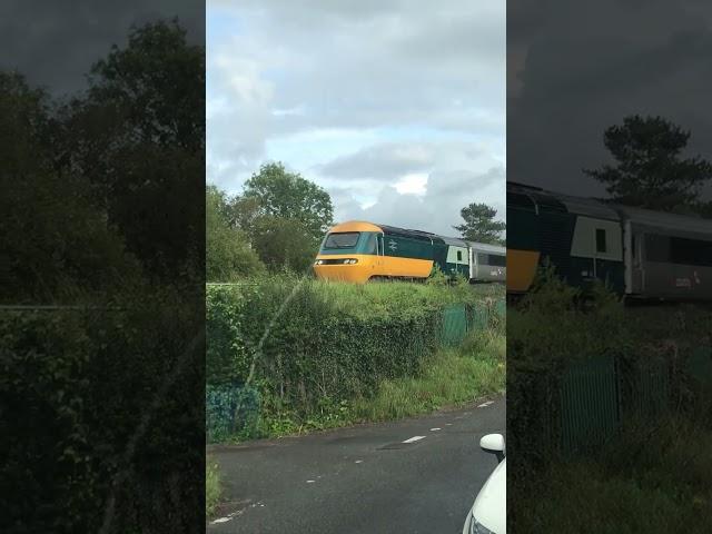 Intercity power cars on Crosscountry HST at Charfield