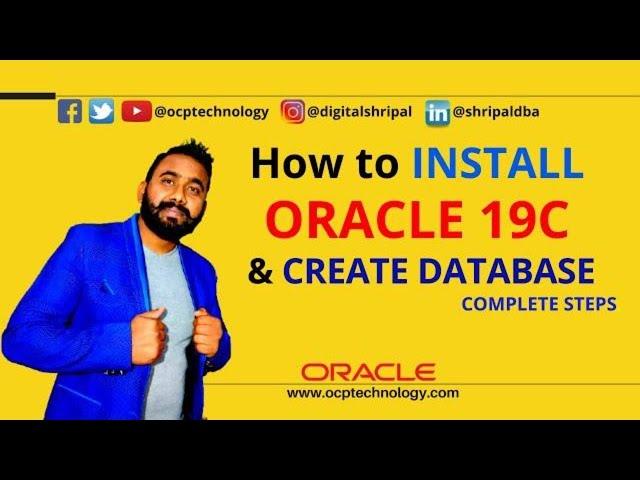 How to install oracle 19c on windows and create database using dbca