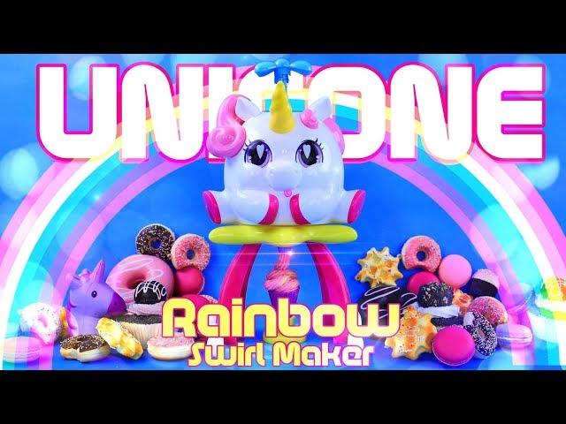 UNICONE Rainbow Swirl Maker | CUTE Unicorn that creates Rainbow Swirls!!!