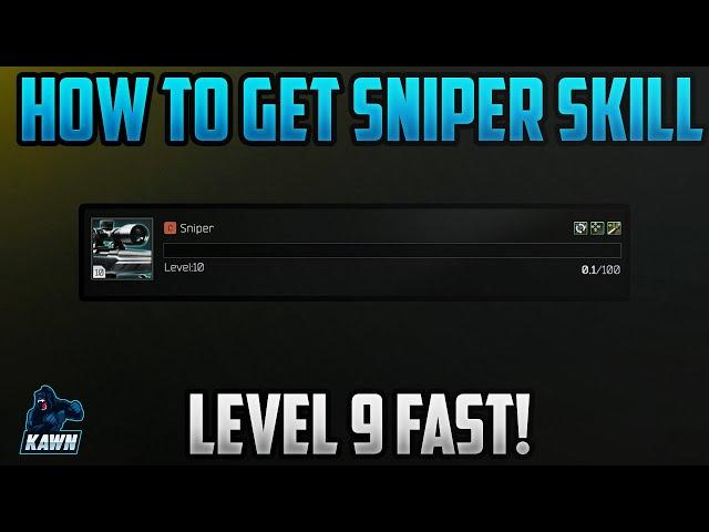 How To Level Sniper Skill FAST - Escape From Tarkov - Beginner Tarkov Tips