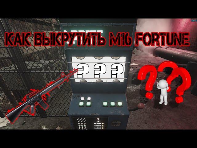 Will to live online, КАК Я ВЫКРУЧИВАЛ М16 ФОРТУНА