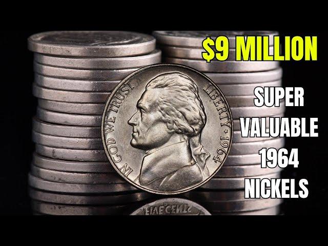 SUPER RARE 1964 JEFFERSON NICKELS WORTH HUGE MONEY! VALUABLE NICKELS TO LOOK FOR!