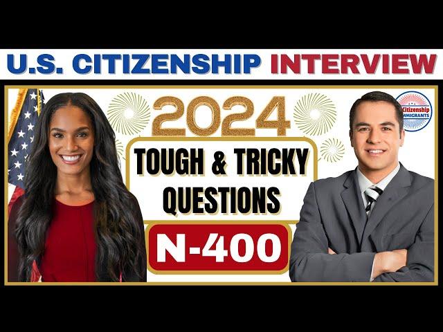 NEW! US Citizenship Interview 2024 (Actual Case) Questions & Answers Practice | N-400 Naturalization