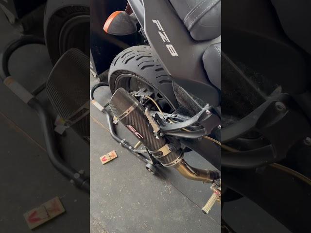 Yamaha FZ8 Scproject Cold Start